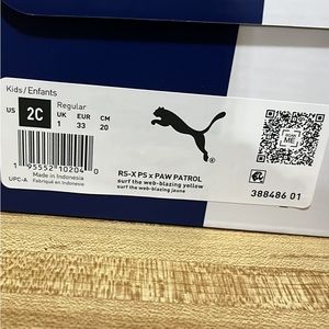 Puma paw patrol kids shoes